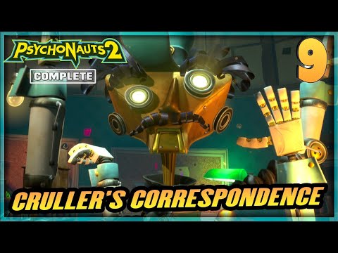 9 | PSYCHONAUTS 2 Gameplay Walkthrough - Cruller's Correspondence | PC Xbox Playstation 5 Complete