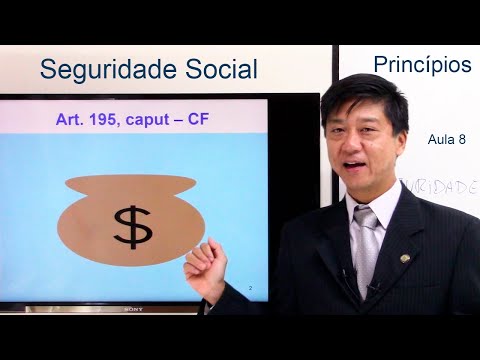 Social Security Principles Art. 195, caput, CF- Social Security Law - class 8 - Eduardo Tanaka