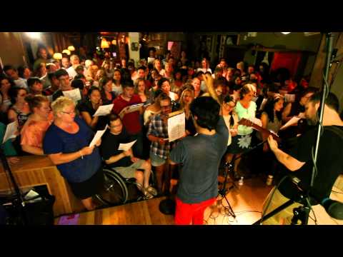 choir! choir! choir! sings Tegan and Sara - Closer