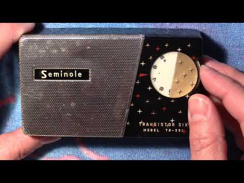 Seminole AM Transistor Pocket Radio from 1963