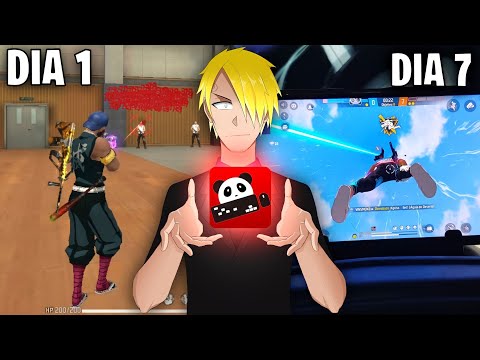 Passei 7 Dias Jogando no Mobilador! (a garena tem que banir isso) 😯🔥