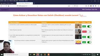 Cómo Activar y Desactivar Status con Switch (Checkbox) usando Laravel  totalmente fácil 😁 2021 👍