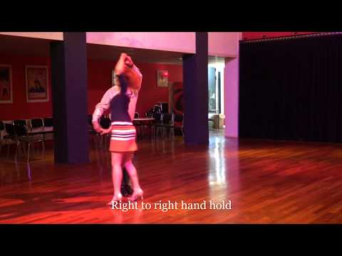 Mambo: 5e jaars en hoger. Right to right hand hold. Danscentrum Welkom