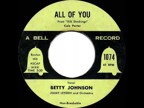 1955 Betty Johnson - All Of You