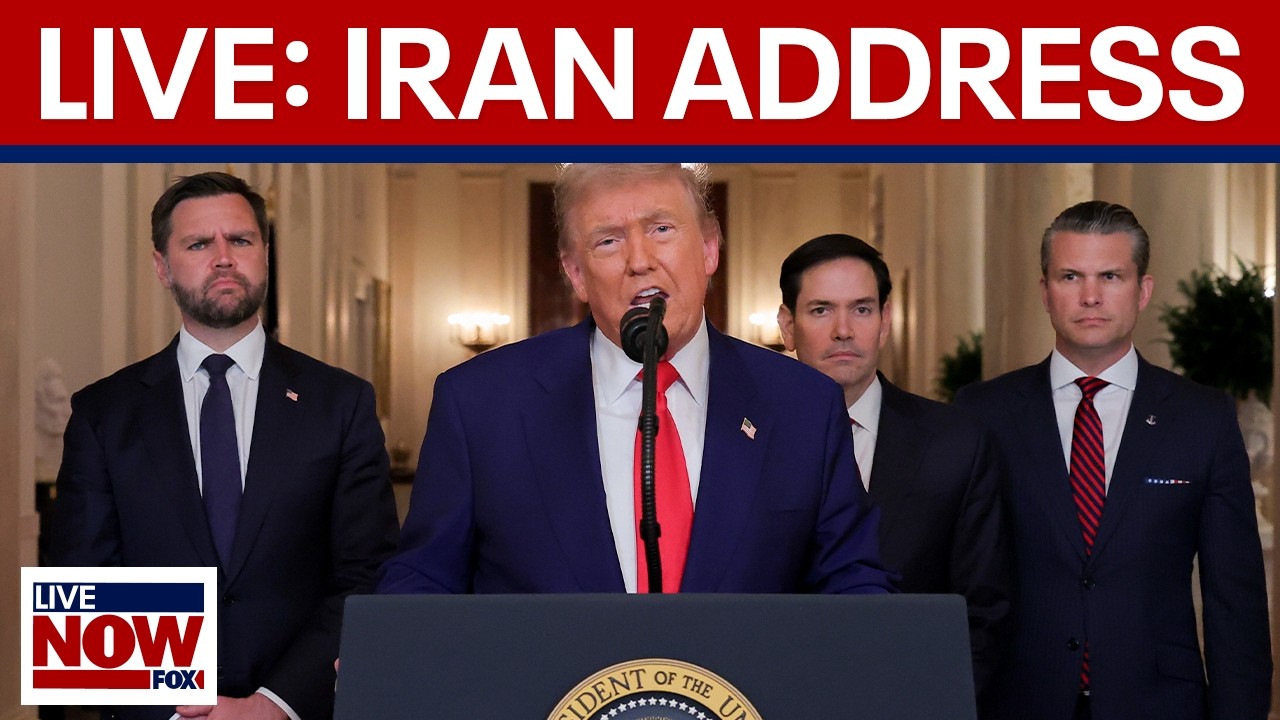 LIVE: President Trump addresses nation on Iran 9 ET