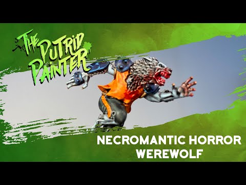 How to paint a Necromantic Horror Werewolf