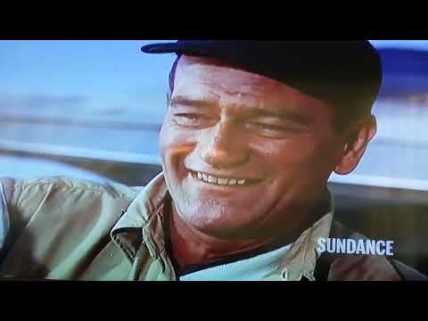 Ending to flying leathernecks with John Wayne