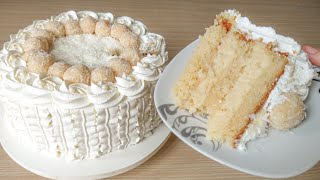 BOLO DE BEIJINHO DE COCO / BOLO DE COCO / BOLO DECORADO