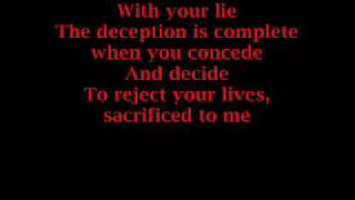 Disturbed - believe with lyrics