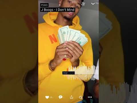 JBoogs - I Don’t Mind