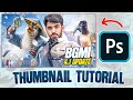 BGMI Winter Update Thumbnail Tutorial Photoshop
