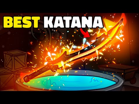 I Unlocked the NEW Straight Katana on The Forge
