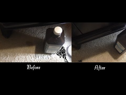 Removing Carpet Cat Vomit Stains with Hydrogen Peroxide
