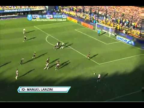 River 1 Boca 1 Torneo Final 2013- Gol de Lanzini 43''