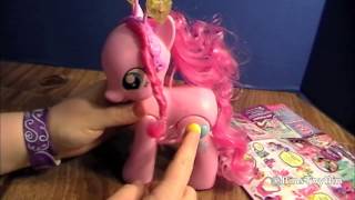 Walkin' Talkin' Pinkie Pie NEW 2013 My Little Pony FiM Review & Unboxing! by Bin's Toy Bin
