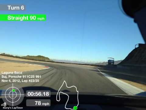 Porsche 911 (991) Carrera S at Laguna Seca