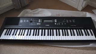Video thumbnail for Unboxing & Test: Yamaha PSR-EW300 by JordanAndrew