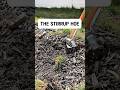 The Best Weeding Tool For Mulch Beds Stirrup Hoe In Action