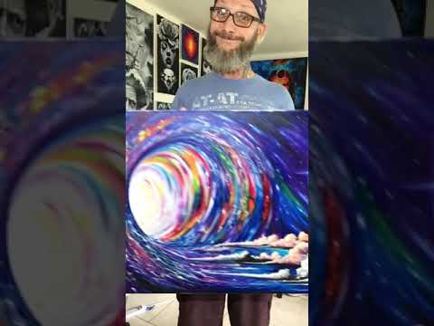 Space Pirates, oil on canvas