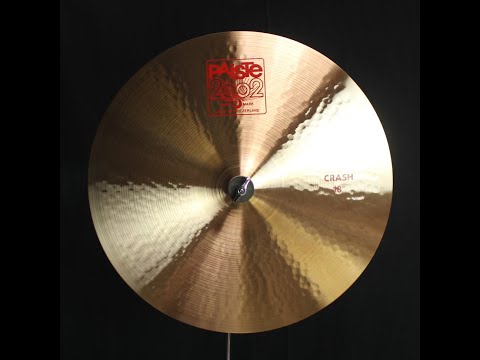 Paiste 18" 2002 Crash - 1466g (video demo) image 2