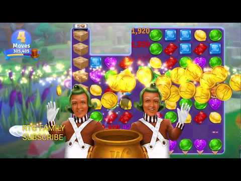 LEVEL 101 Willy Wonka’s Sweet Adventure NEW Zynga chocolate match 3 game बच्चे