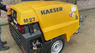 Venta de Kaeser M27 Kubota 2,7 m3 / min 7 Bar 18 kW Mobiele Silent Diesel Compre compresor móvil - Imagen 4 | Machineryline PY Kaeser M27 Kubota 2,7 m3 / min 7 Bar 18 kW Mobiele Silent Diesel Compre compresor móvil | Imagen 4 - Machineryline