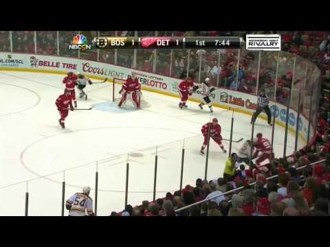 Hockey IQ - Henrik Zetterberg shadows Brad Marchand and shuts him down