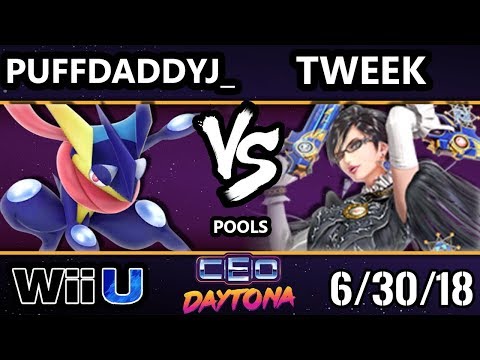 CEO 2018 Smash 4 - DS² | PuffDaddyJ_ (Greninja) Vs. Tweek (Bayonetta) Wii U - Pools