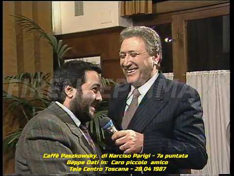 Caffè Paszkowsky di Narciso Parigi. Beppe Dati in: Caro piccolo amico - Tele Centro Toscana -1987