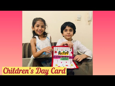 How to make children’s day card~DIY easy children’s day card  ~ Fadil s creativities