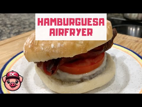 🍔 Hamburguesa Casera en Freidora de Aire o Airfryer