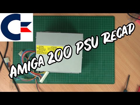 Amiga 2000 PSU recap how too - it's not a difficult task