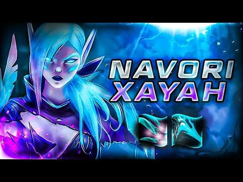 OP NEW XAYAH BUILD!?! BROKEN NAVORI XAYAH!!! NIGHTHOUR777 BUILD!? || XAYAH ADC DIAMOND 1 PEAK