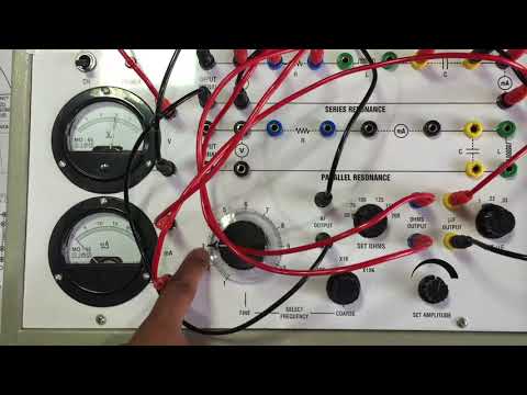 LCR Resonance Circuit with Built in Sine Wave Oscillator