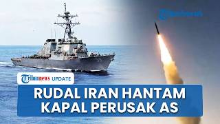 Rudal Iran Menggila! Hancurkan Pusat Komando & Kapal Perusak Angkatan Laut AS di Teluk Oman