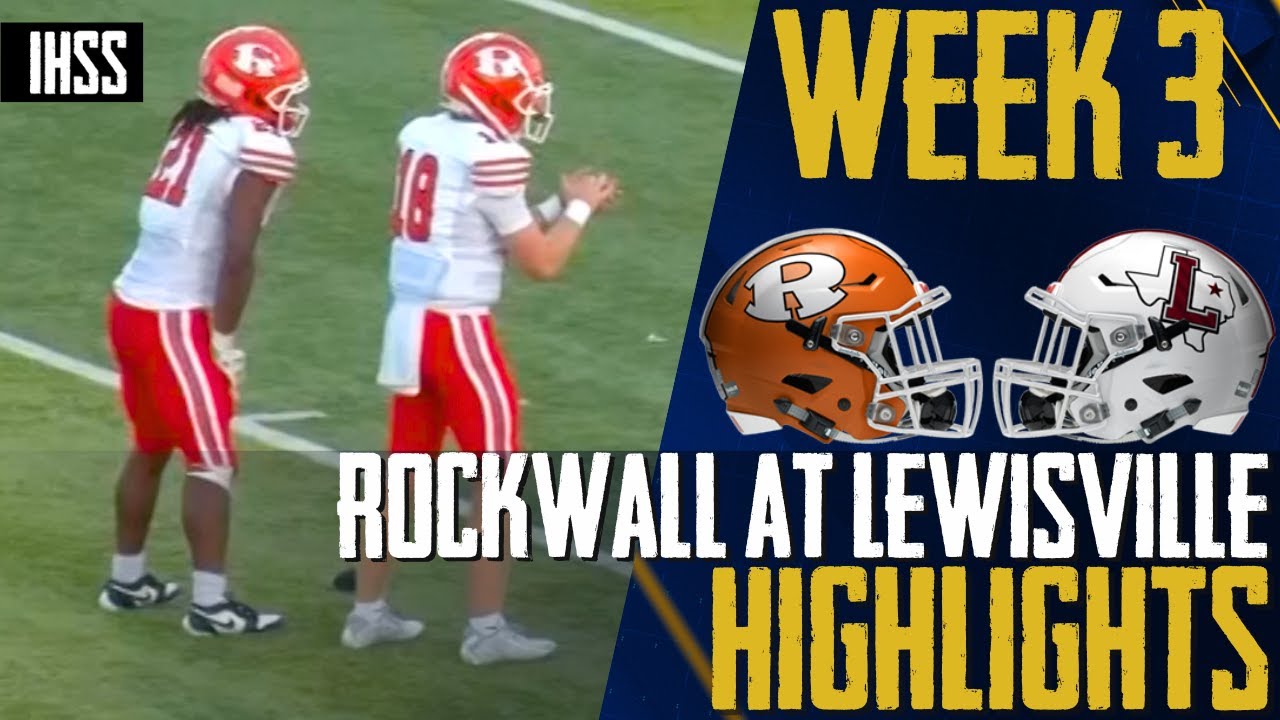 Drama Unfolds as Rockwall Beats Lewisville 42-27 Despite Quarterback Injury