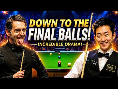 Down to the Final Balls! Ronnie O'Sullivan and Wu Yize in an Incredible Battle!