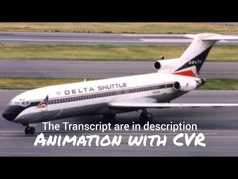 Delta Airlines Flight 1141 Crash || Animation with CVR. (Subtitles/CC On)