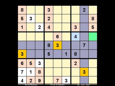 How to Solve The Hindu Sudoku Hard June 22, 2021