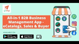 goDigi #1 Wholesale Catalog and Sales app