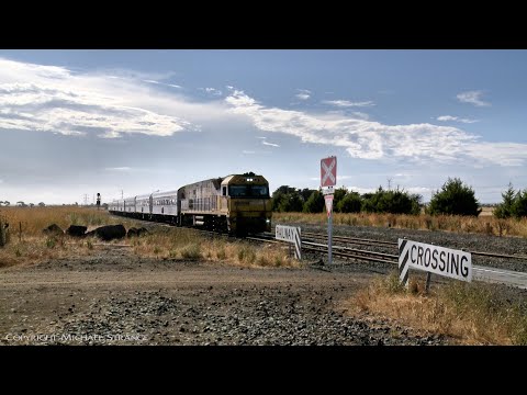 5AM8 "The Overland" Journey Beyond Rail Expeditions Passenger Train (6/1/2022) - PoathTV Railways