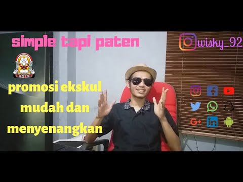 <p>#carapromosiekstrakurikuler<br />
Jadi seperti inilah temen2 kalo kita mau promo ekskul di sekolah, tetep semangat ya kalian, semangat terus berlatih dan kembangkan terus minat dan bakat kalian, kalian luar biasa...</p>
<p>Sebelum nonton biasakan SUBSCRIBE<br />
Setelah nonton jangan lupa LIKE<br />
Jika bermanfaat silakan SHARE<br />
Ada pendapat silakan COMMENT<br />
Ayo kita diskusi sama2 disini...</p>
<p>SUBSCRIBE klik disini : youtube.com/channel/UCAgHhr5IJKasVSIqVMFALPw?view_as=subscriber<br />
Follow ig : instagram.com/wisky_92/<br />
Untuk kerjasama silakan kirim email ke<br />
rizkifajarabidin@gmail.com </p>
<p>Jangan lupa klik like share and subscribe ya teman2, terimakasih sudah menonton<br />
Sampai ketemu di video2 selanjutnya....</p>
<p>#carapromosiekstrakurikuler<br />
Jadi seperti inilah temen2 kalo kita mau promo ekskul di sekolah, tetep semangat ya kalian, semangat terus berlatih dan kembangkan terus minat dan bakat kalian, kalian luar biasa...</p>
<p>Sebelum nonton biasakan SUBSCRIBE<br />
Setelah nonton jangan lupa LIKE<br />
Jika bermanfaat silakan SHARE<br />
Ada pendapat silakan COMMENT<br />
Ayo kita diskusi sama2 disini...</p>
<p>SUBSCRIBE klik disini : youtube.com/channel/UCAgHhr5IJKasVSIqVMFALPw?view_as=subscriber<br />
Follow ig : instagram.com/wisky_92/<br />
Untuk kerjasama silakan kirim email ke<br />
rizkifajarabidin@gmail.com </p>
<p>Jangan lupa klik like share and subscribe ya teman2, terimakasih sudah menonton<br />
Sampai ketemu di video2 selanjutnya....</p>