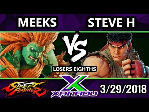 F@X 243 SFV - Meeks (Blanka) vs. Steve H (Ryu) - Street Fighter 5 Losers Top 8