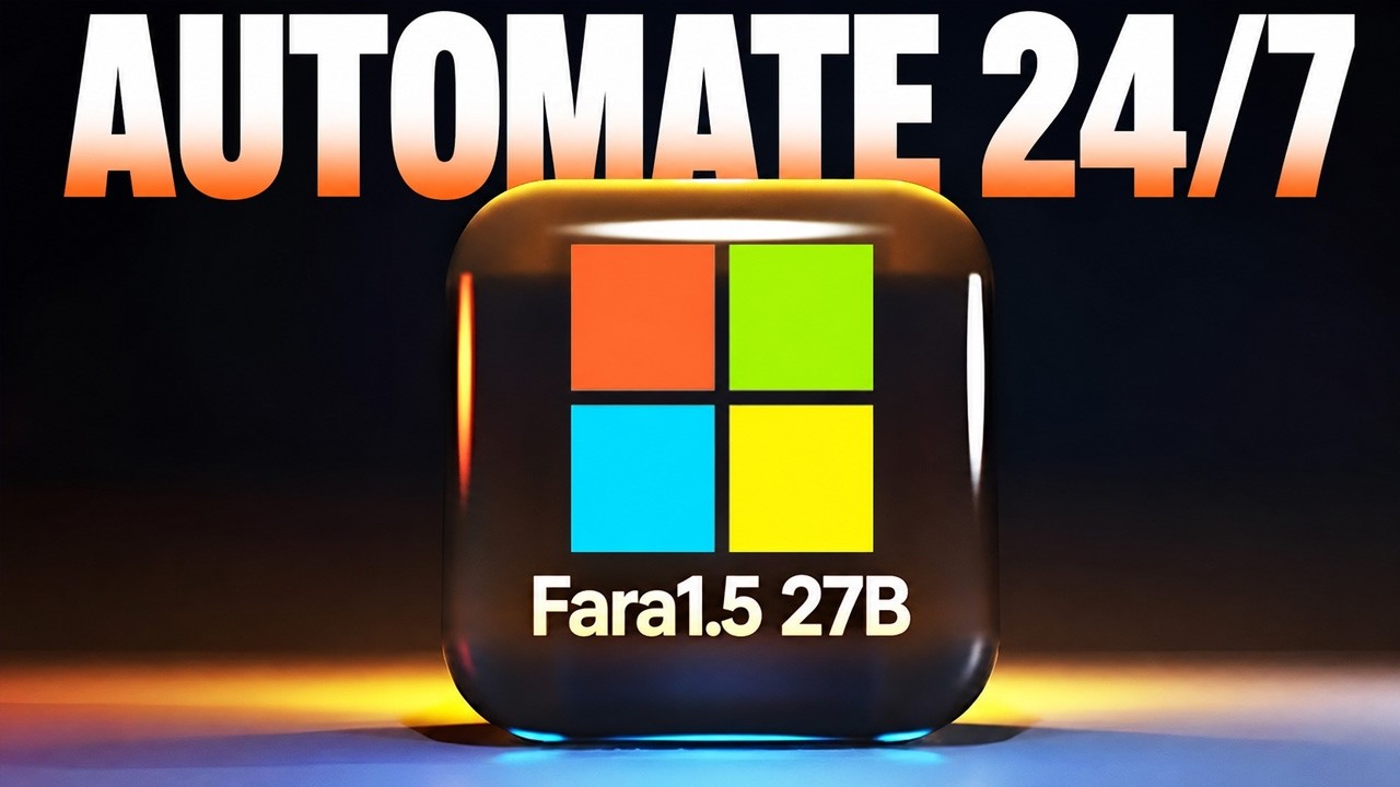 Microsoft Fara1.5 27B NEW Browser Automation Model is WILD!