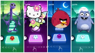 TILES HOP EDM RUSH | Rainbow friends vs Hello Kitty vs Angry bird vs Grizzy & the Lemmings
