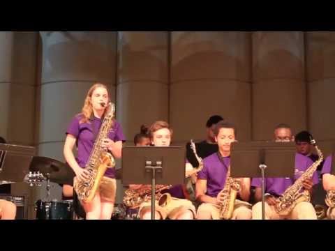 Jazz band camp at ECU 2015