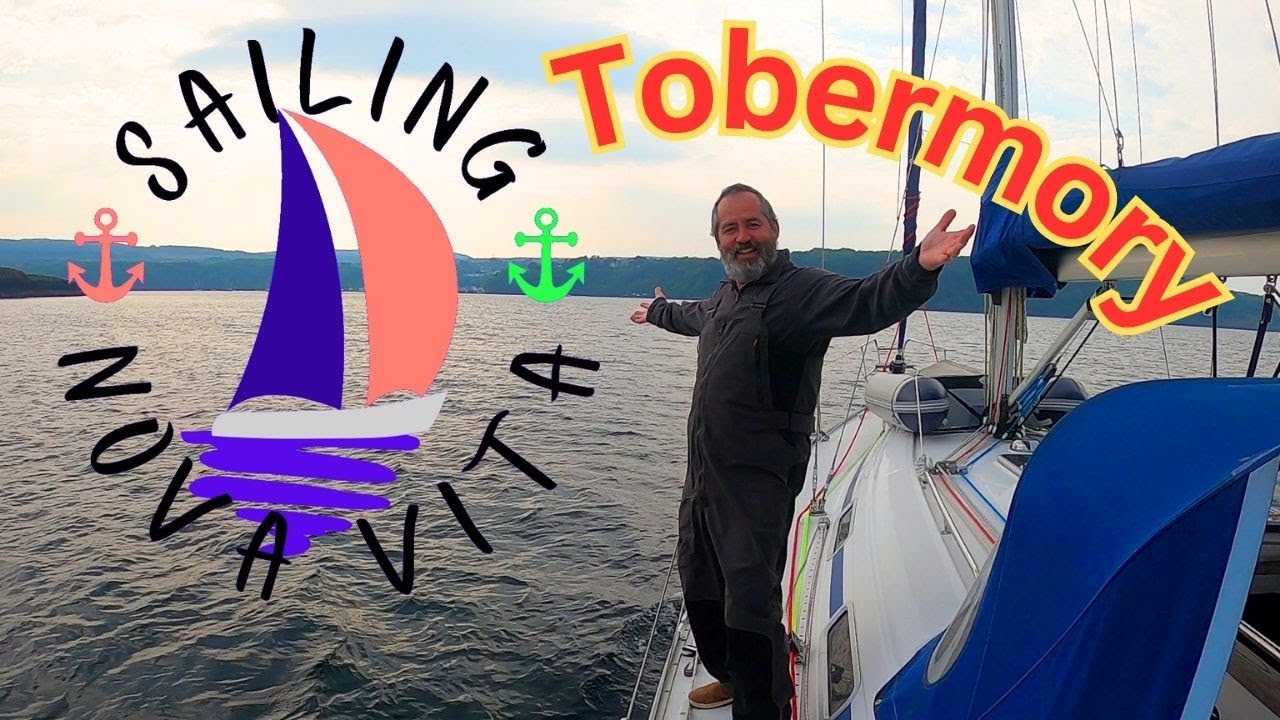 De Loch Spelve para Tobermory - ainda sem vento e com um vazamento de diesel!