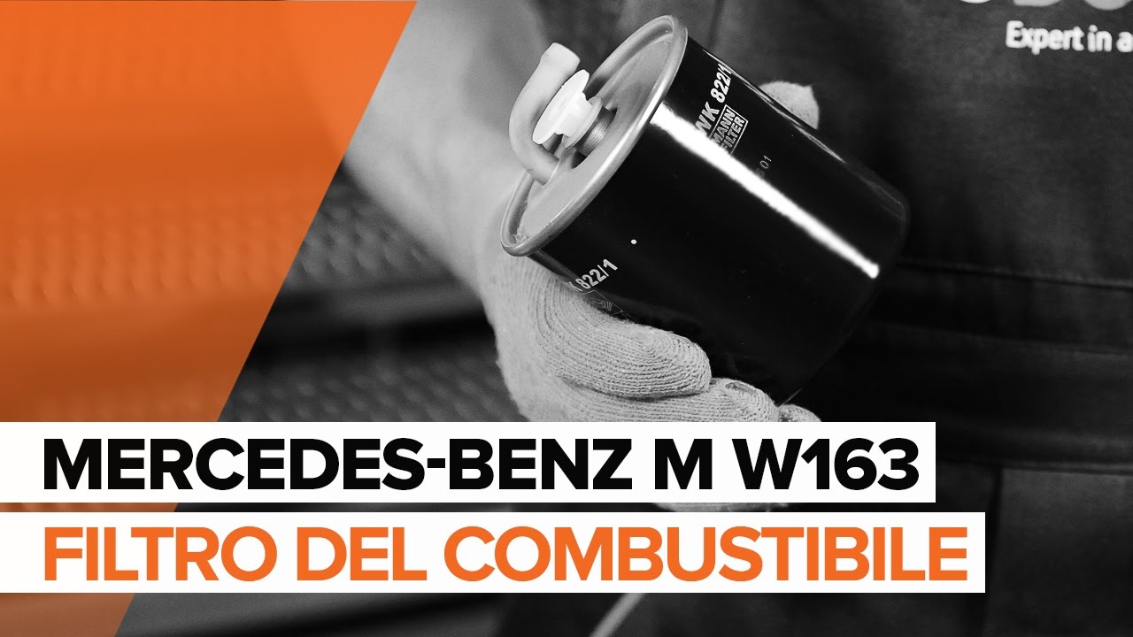 Come cambiare filtro carburante su Mercedes ML W163 - Guida alla sostituzione