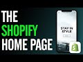 How To Design A Shopify Home Page THAT SELLS