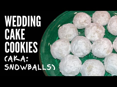 How to Make Wedding Cake Cookies - Powdered Sugar Cookies Recipe